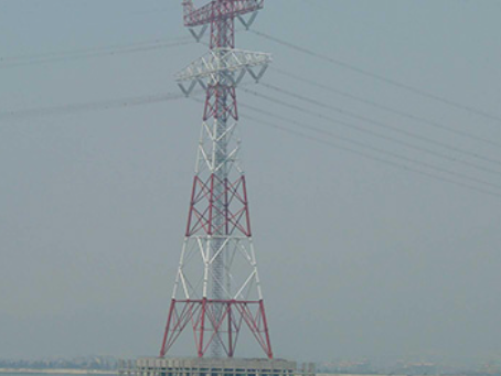 黄岛电力铁塔案例